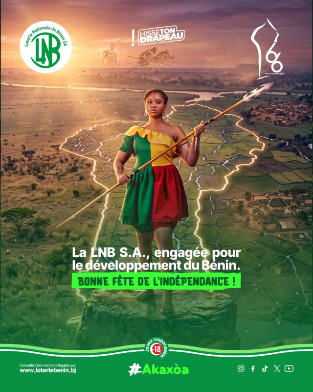 Fête de l'Indépendance : la LNB S.A. célèbre les 66 ans du Bénin